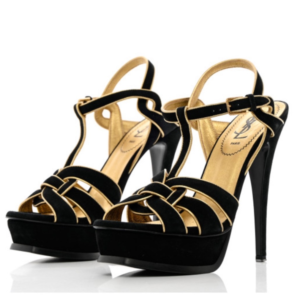 YSL Yves Saint Laurent platform heels
